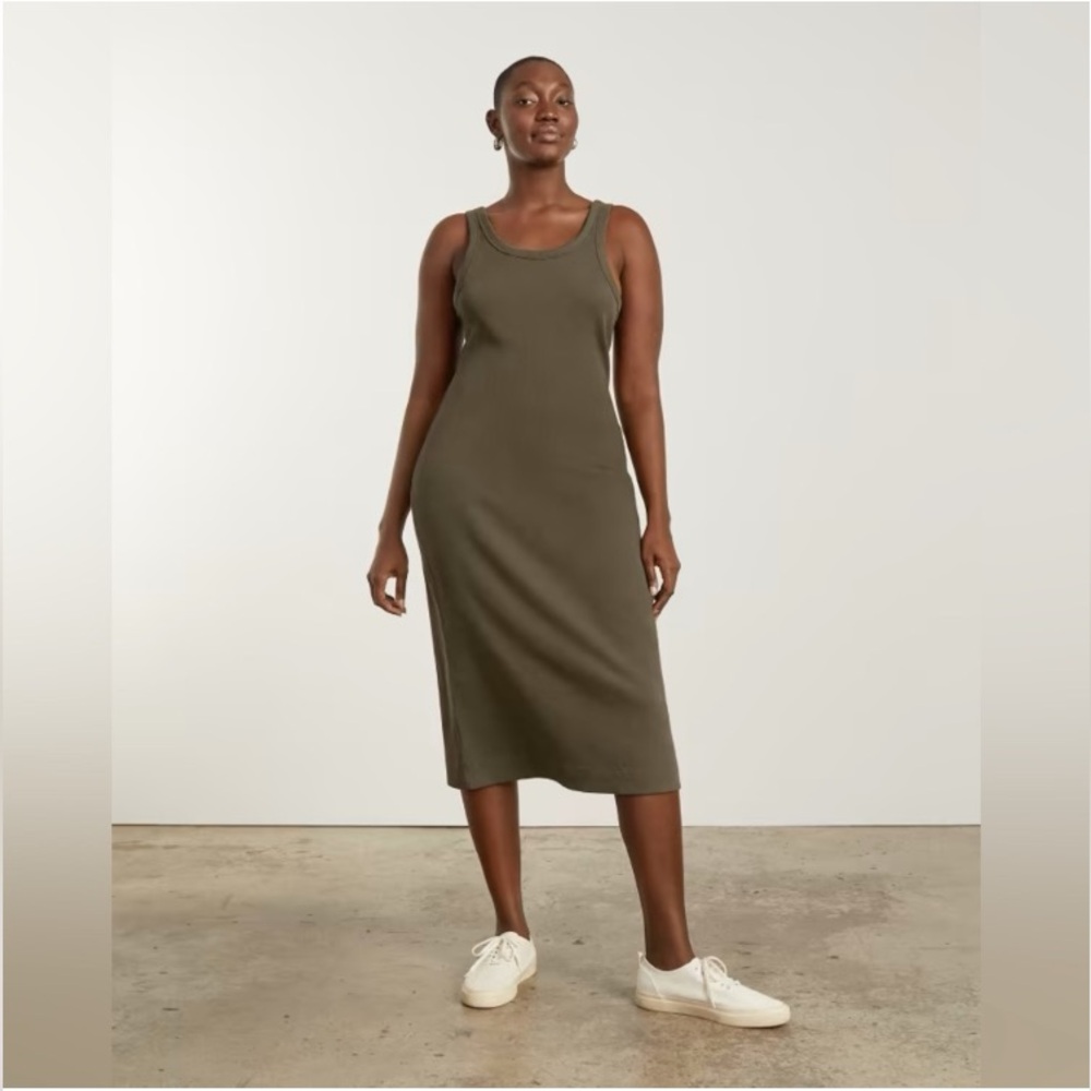 Everlane The Ribbed Tank Dress